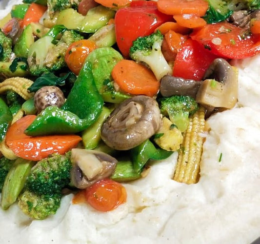 Pyrex Potato Mushed with Vegetables - بايركس بطاطا مهروسة مع الخضروات
