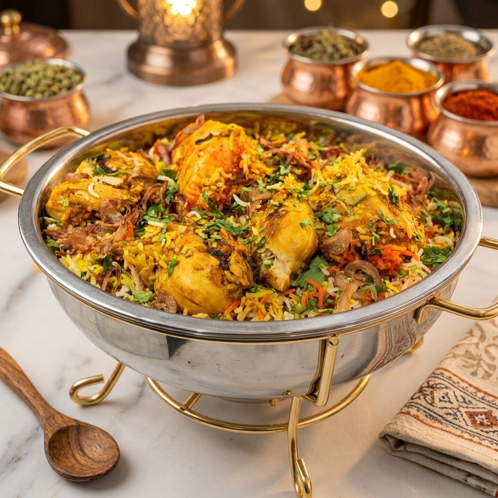 Sakhan Chicken Biryani - سخان برياني الدجاج