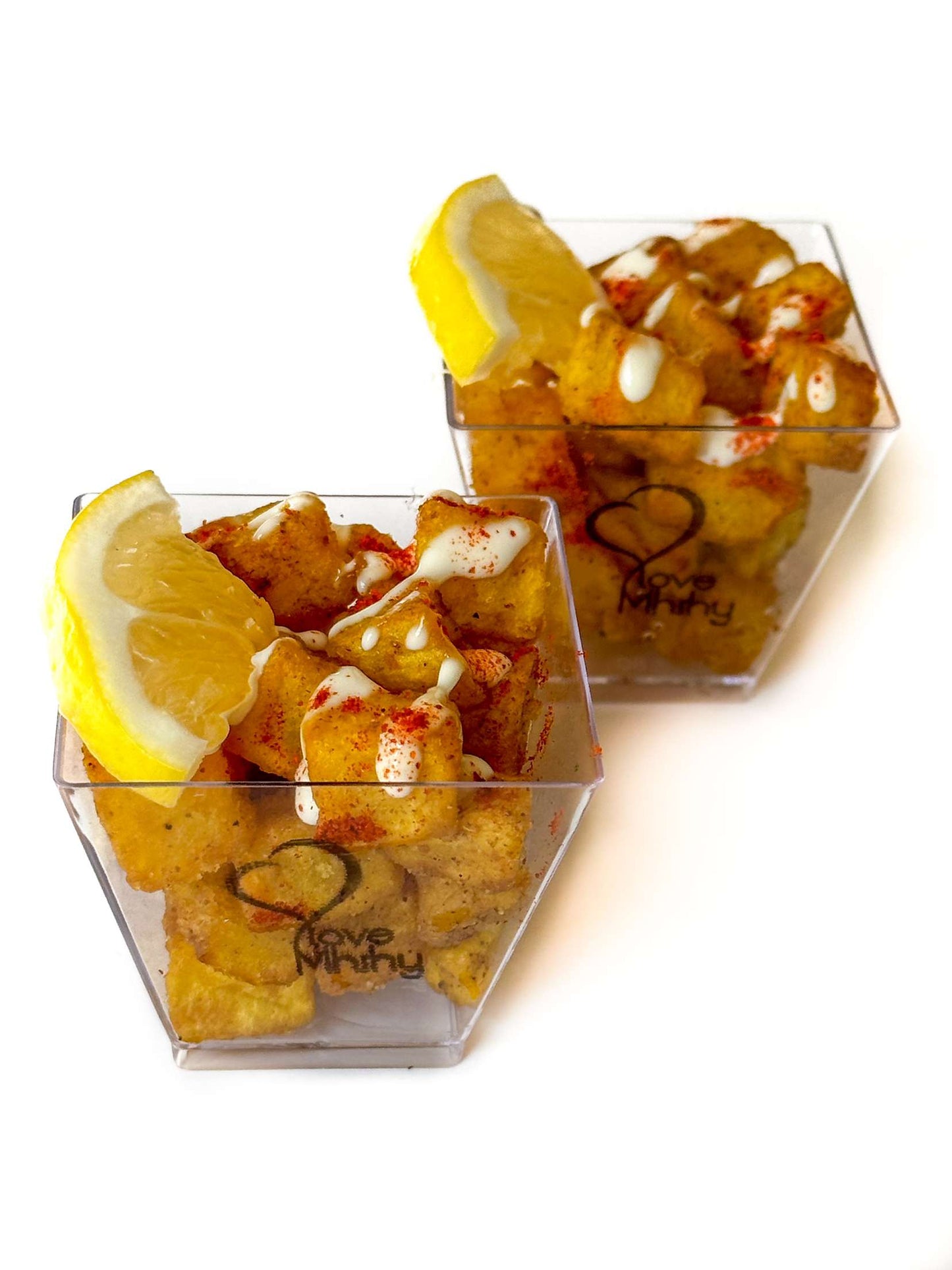 Potato cubes with Meshawa - مكعبات البطاطا بالمشاوة